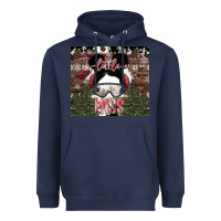 Navy Little Miss Heavyweight Hoodie - CowhideDigitalArt