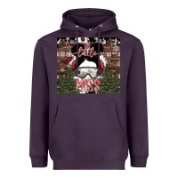 Plum Little Miss Heavyweight Hoodie - CowhideDigitalArt