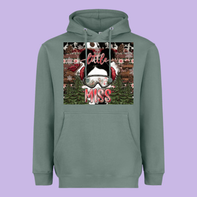 Little Miss Heavyweight Hoodie Designed By Cowhidedigitalart