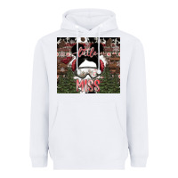 White Little Miss Heavyweight Hoodie - CowhideDigitalArt