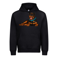 Black rottweiler Urban Hoodie - Artiststas