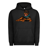 Pigment Black rottweiler Urban Hoodie - Artiststas