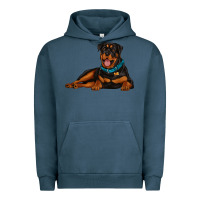 Pigment Midnight Navy rottweiler Urban Hoodie - Artiststas