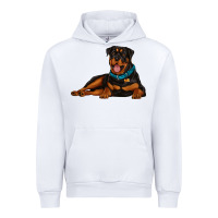 White rottweiler Urban Hoodie - Artiststas