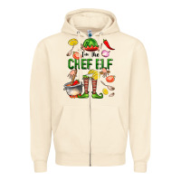 Sandshell im the chef elf Zipper Hoodie - FaDigitalArtStudio