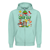 Seafoam im the chef elf Zipper Hoodie - FaDigitalArtStudio