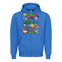 True Royal im the chef elf Zipper Hoodie - FaDigitalArtStudio