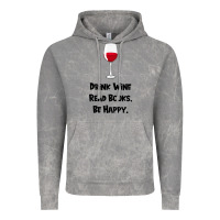 Cloud Rock drink wine, read books, be happy Vintage Hoodie - Bettercallsaul