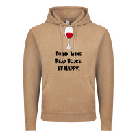 Vintage Coffee drink wine, read books, be happy Vintage Hoodie - Bettercallsaul