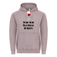 Vintage Zinc drink wine, read books, be happy Vintage Hoodie - Bettercallsaul