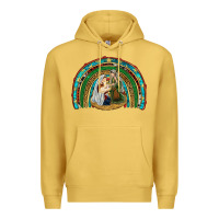 Antique Gold holy family rainbow Premium Hoodie - RanaPortraitStore