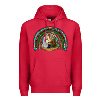 Cardinal holy family rainbow Premium Hoodie - RanaPortraitStore