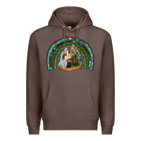 Coffee holy family rainbow Premium Hoodie - RanaPortraitStore