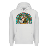 Dove Grey holy family rainbow Premium Hoodie - RanaPortraitStore