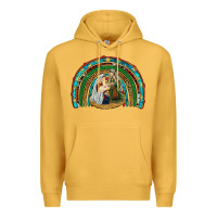 Mustard holy family rainbow Premium Hoodie - RanaPortraitStore