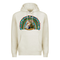 Oatmeal Heather holy family rainbow Premium Hoodie - RanaPortraitStore