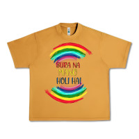 Peanut Butter BURA NA MANO HOLI HAI Urban Heavy Tee - Bettercallsaul