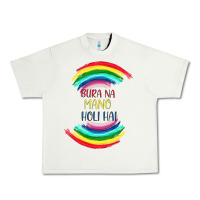 Pistachio BURA NA MANO HOLI HAI Urban Heavy Tee - Bettercallsaul