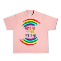 Salmon BURA NA MANO HOLI HAI Urban Heavy Tee - Bettercallsaul