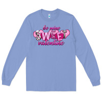 Colony Blue Be mine sweet Valentine's Day Long Sleeve Tee - HowdyJamesFarm