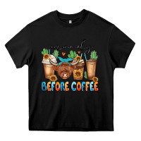 Black moody before coffee Heavy Core Tee - MaliasSmallBusiness