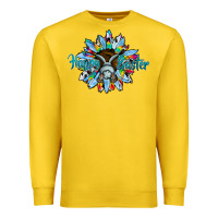 Lemon happy easter sunflower Premium Sweatshirt - CowhideDigitalArt