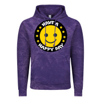 Cloud Purple Have A Happy Day Vintage Hoodie - Bettercallsaul