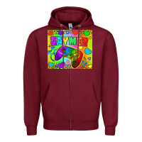 Burgundy LGBTQ+ Gaymer With Hearts Tumbler Zipper Hoodie - BundleAndBundleShop