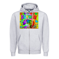 Heather Grey LGBTQ+ Gaymer With Hearts Tumbler Zipper Hoodie - BundleAndBundleShop