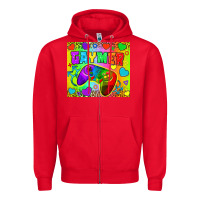 Red LGBTQ+ Gaymer With Hearts Tumbler Zipper Hoodie - BundleAndBundleShop