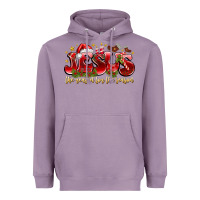 Lavender Jesus The Reason For The Season Heavyweight Hoodie - CowhideDigitalArt
