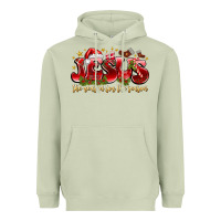 Matcha Jesus The Reason For The Season Heavyweight Hoodie - CowhideDigitalArt