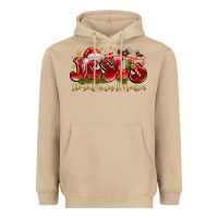 Mushroom Jesus The Reason For The Season Heavyweight Hoodie - CowhideDigitalArt