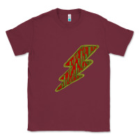 Burgundy Cactus Pattern Lightning Classic Tee - Bettercallsaul
