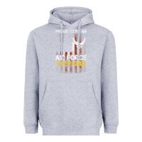 Heather Grey Hot Trend Proud Air Force Step-Dad American Flag Heavyweight Hoodie - PixelWave