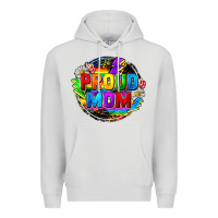 Dove Grey proud mom lgbt Premium Hoodie - FaDigitalArtStudio