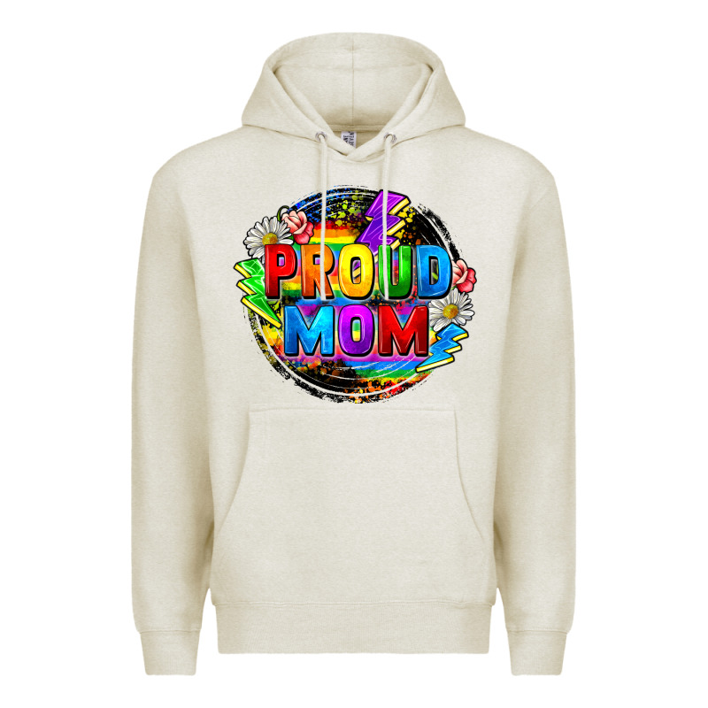 Proud Mom Lgbt Premium Hoodie by FaDigitalArtStudio | Teevron