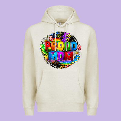 Proud Mom Lgbt Premium Hoodie Designed By Fadigitalartstudio