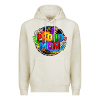 Oatmeal Heather proud mom lgbt Premium Hoodie - FaDigitalArtStudio