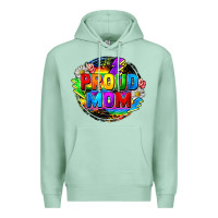 Seafoam proud mom lgbt Premium Hoodie - FaDigitalArtStudio