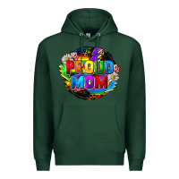 Sports Green proud mom lgbt Premium Hoodie - FaDigitalArtStudio