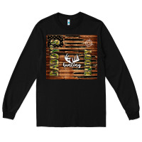 Black daddy's hunting buddy Long Sleeve Tee - TumblerDesignByShophia