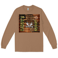 Toasted Coconut daddy's hunting buddy Long Sleeve Tee - TumblerDesignByShophia