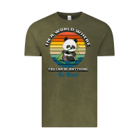 Vintage Olive In a world where you can be anything be kind Vintage Tee - Bettercallsaul