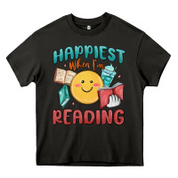 Asphalt happiest when i'm reading Heavy Core Tee - MaliasSmallBusiness