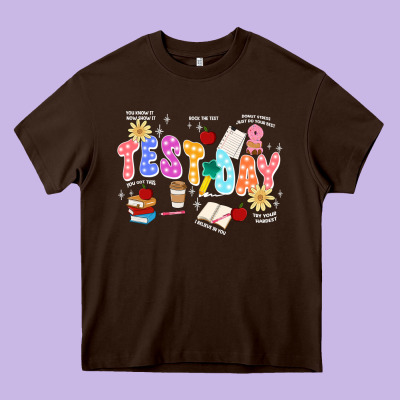 Test Day Heavy Core Tee Designed By Jahusdesignshop