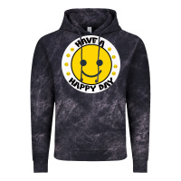 Cloud Black Have A Happy Day Vintage Hoodie - Bettercallsaul