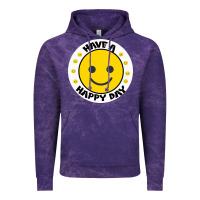 Cloud Purple Have A Happy Day Vintage Hoodie - Bettercallsaul