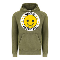 Vintage Olive Have A Happy Day Vintage Hoodie - Bettercallsaul