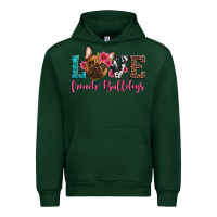 Forest Green love french bulldogs Urban Hoodie - Artiststas